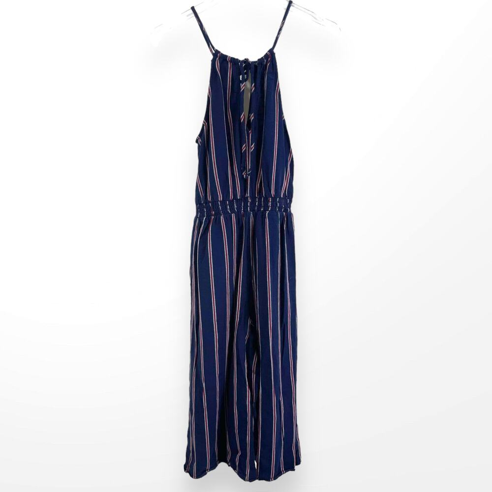 Universal Thread Blue Red Striped Sleeveless Jump… - image 2